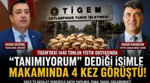 Fıstık vurgununda sıcak gelişme: TİGEM Genel Müdürü ‘tanımıyorum’ dediği firari patronla 4 kez görüşmüş