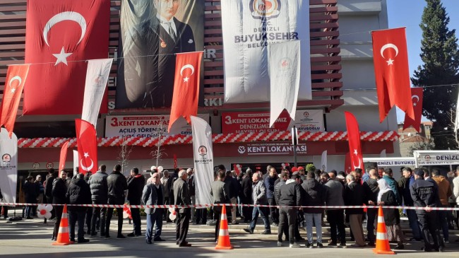 DENİZLİ’DE 3. KENT LOKANTASI 15 MAYIS MAHALLESİ’NDE AÇILDI !